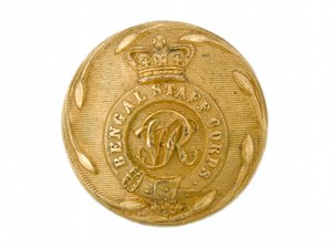 Button, Bengal Staff Corps, 1861-1876 od English School