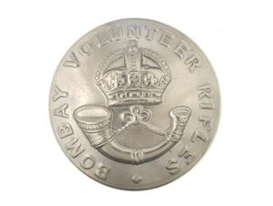 Button, dobrovolnické pušky Bombay, 1901-1947 od English School