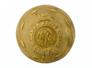 Button, Madras Staff Corps, 1861-1876. od English School