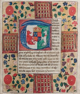 CCA-ChAnt/W/48C Quadripartitní indentura krále Jindřicha VII., 20. listopadu 1504 od English School