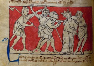 CCA-LitMs/D/10 fol. 5v Capture, od Bestiary od English School