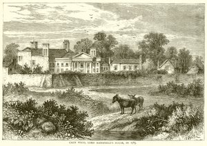 Caen Wood, Lord Mansfields House, v roce 1785