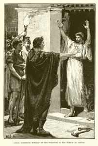 Caesar vlastnil poklad v chrámu Saturna od English School