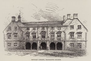Cambridge: Pepysian Library, Magdalene College (lept) od English School