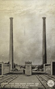 Pevná motorová stanice Camden Town, 1838 od English School