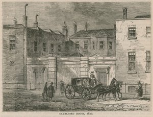 Camelford House, Londýn, 1820 od English School
