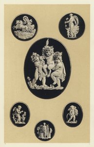 Cameos ve starém Wedgwood Ware od English School