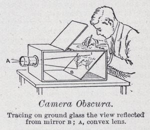 Camera obscura (litho) od English School