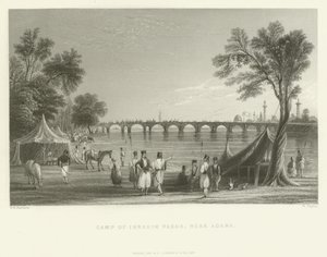Tábor Ibrahima Paši, poblíž Adany, Turecko, 1837 od English School
