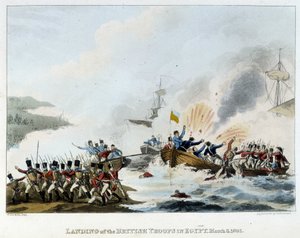 Kampaň (expedice) do Egypta (1798-1801): Odkornění anglické armády v Egyptě, 8. března od English School