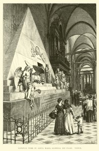 Canovas Tomb v Santa Maria Gloriosa dei Frari, Benátky
