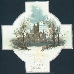 Canterburská katedrála, vánoční přání od English School