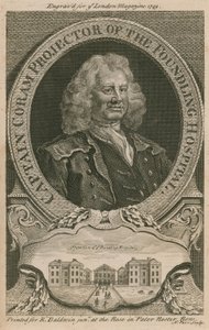 Kapitán Coram, projektor Foundling Hospital od English School