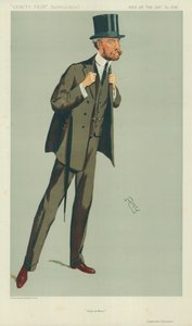 Kapitán GS C Swinton, Východ a Západ, 24. července 1912, karikatura Vanity Fair od English School