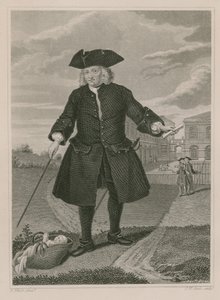 Kapitán Thomas Coram, zakladatel Foundling Hospital od English School