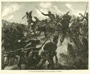 Zajetí Mitrailleuses Bavory ve Worthu, srpen 1870 od English School
