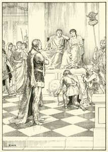Caractacus (inkoust na papíře) od English School