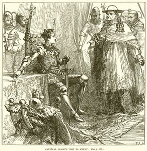 Kardinál Orsinis Návštěva u Henryho od English School