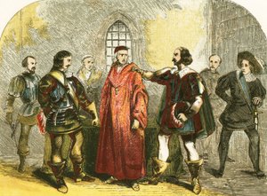 Kardinál Wolsey zatčen za velezradu od English School