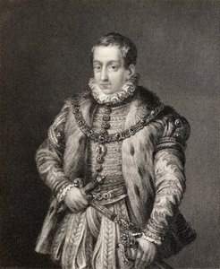 Carlos, princ z Asturie, z „Historie vlády Filipa II.“, vydané v roce 1855 od English School