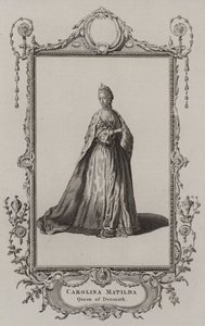 Caroline Matilda, královna Dánska od English School