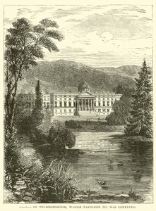 Zámek Wilhelmshohe, kde byl uvězněn Napoleon III od English School