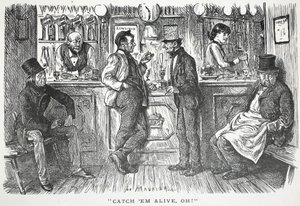 Chyťte je živé oh!, ilustrace z Punch od English School