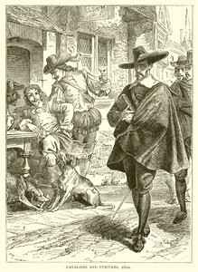 Kavalírové a puritáni. 1600 od English School