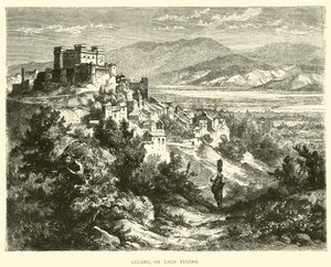 Celano u jezera Fucino od English School