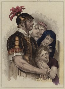 Centurion a jeho rodina (barva lito) od English School