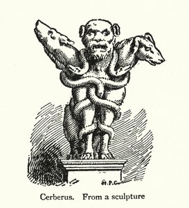 Cerberus (litho) od English School