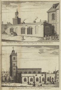 Královská kaple svatého Petra ve věži a kostel St Giles Cripplegate, Londýn