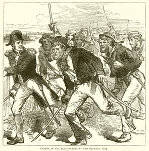 Charge of the Blue-Jackets v New Orleans, 1815 od English School