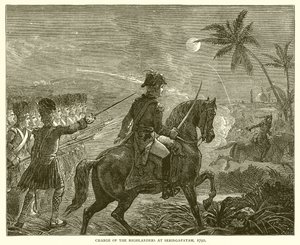 Obvinění z Highlanders v Seringapatamu, 1792 od English School