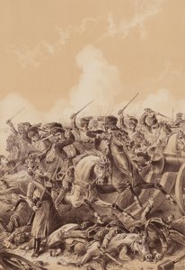 Charge of the Light Brigade (litografie) od English School