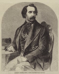Charles Dickens (rytina) od English School