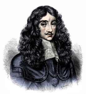 Karel II., anglický král, ilustrace z knihy "Cassell