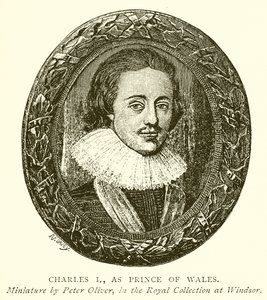 Karel I. jako princ z Walesu od English School