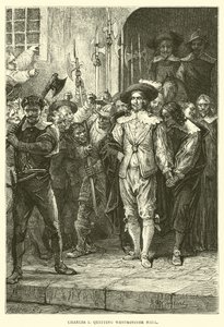 Charles I opouští Westminster Hall od English School