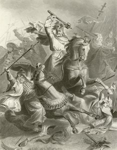 Charles Martel v Tours od English School