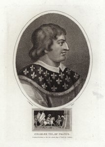 Francouzský Karel VIII od English School