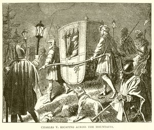 Charles V. Útěk přes hory od English School