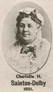 Charlotte H Sainton Dolby (rytina) od English School