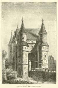 Chateau of Lille Gateway (rytina) od English School