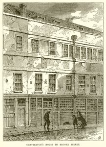 Chattertonův dům v Brooke Street od English School