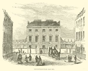 Chesterfield House (rytina) od English School