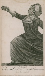 rytíř DEon de Beaumont od English School