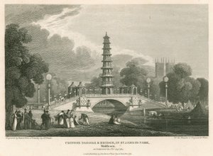 Čínská pagoda a most, St James