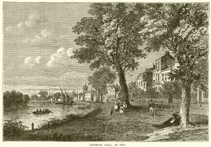 Chiswick Mall, v roce 1820 od English School