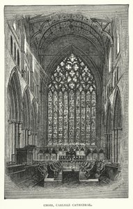 Sbor, Carlisle Cathedral (rytina) od English School